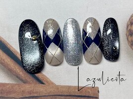 うるちゅるマグ × アーガイル柄