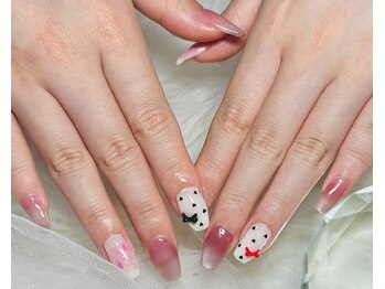 ジェー エス シー ネイル(J.S.C.nail)/春ネイル/ガーリーネイル