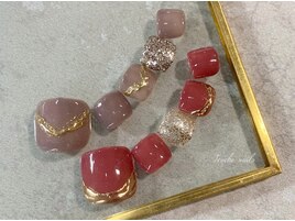 シンプルフットネイル