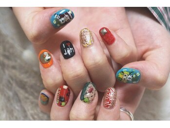 わたしのネイルとよもぎ蒸し/トップネイリスト施術/3h¥8900