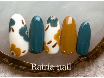 ライリアネイル(Rairia nail)/レトロフラワー