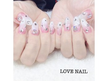ラブネイル(LOVE NAIL)/スカルプラメグラデーション