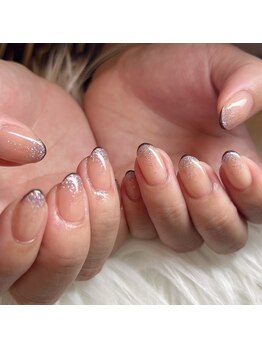 イルネイル バイ ルアナ(001..Nail by Luana.)/ラメグラデーションネイル