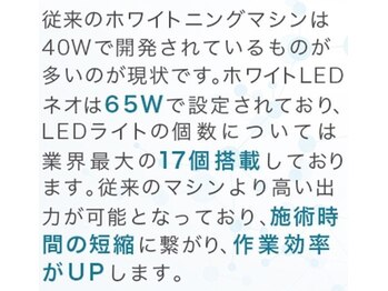 ホワイトニングプラス(Whitening+)/3色の光を放つハイパワーマシン