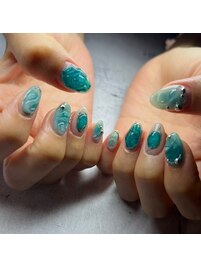 水面ネイル[新宿/新宿駅]