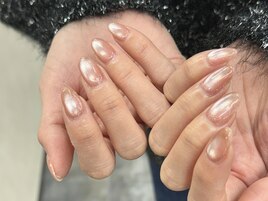 キラキラマグネットネイル