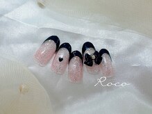 ネイルアンドアイラッシュ ロコ(ROCO)/韓国ビジューネイル