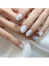 ホワイトネイル 名駅店(WHITE NAIL)/定額ネイル/アイスブルーネイル