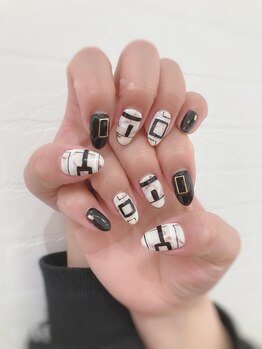 ル ジャルダン 戸塚店(le jardin)/大理石＆ブロックネイル