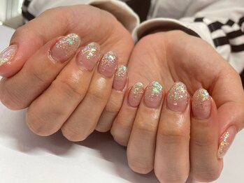 ネイルックバイナチュレルーム(Nailook by Nature Room)/ラメグラデーション