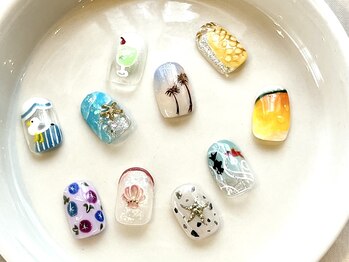 カラ ネイル 中津店(calla nail)/夏を楽しむアート!