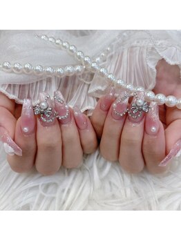 リンドネイル バイ モカ アンド ララ(Lind nail by moca and LaLa)/チークネイル