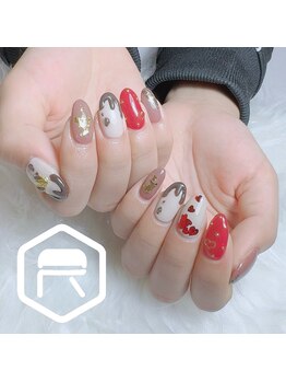レディスペネイル メイニ 名駅東口(Redispe nail mei2)/バレンタインネイル
