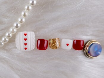 ショコ アンド ラム(Syoko&Lum)/★バレンタインニットネイル★