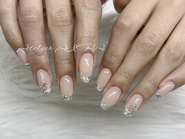 ガラスフレンチ/綺麗めデザイン