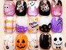 【ハロウィンコース】100分持ち込みデザイン6本アート ￥7680