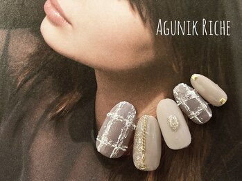アグニークリッシェ(Agunik Riche)/【チェックネイル】