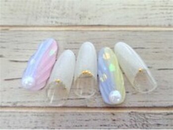 ブランロール 中目黒店(Blanl'or)/人魚の鱗ネイル