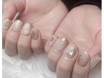 シェリエ(Cherie)/ナチュラルブライダルネイル