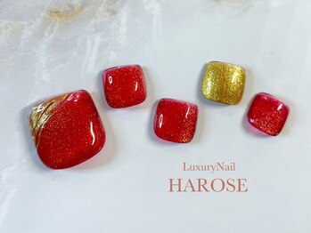 ラグジュアリーネイル ハローズ(HAROSE)/フットアートジェルコース