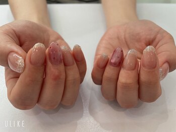 ホロ埋め尽くしネイル