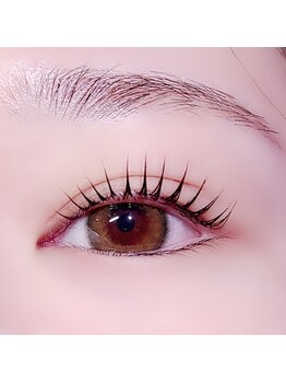 ベーグル ヘアアンドアイ(BAGEL.hair&eye)の写真/【カラーエクステで印象的な目元に♪】抜け感のあるオシャレな目元が人気☆カラーも豊富にご用意！