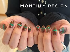 ニュアンスネイル＊10月monthly
