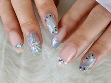 ネイルサロンアンドスクール バニラ(nailsalon&school VANILLA)/押し花ネイル