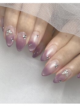 パレット(Palette)の写真/心斎橋/なんばの仕事帰りネイルで叶える!大人可愛いトレンドのマグネットや上品なニュアンスデザインを♪