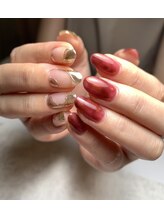 ウィズ ユー(with U produce by Megumi Ohara)/ちぐはぐネイル