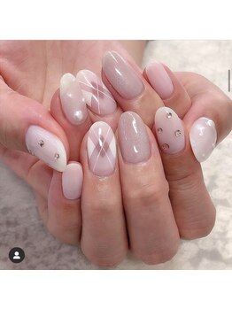 チャフ ネイルアンドアイラッシュ(CHAFF nail&eyelash)/ふんわり冬ネイル