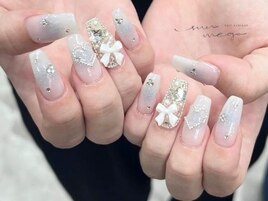 ふんわりチークネイル