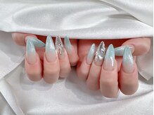 エムズ ネイルサロン(M2)/長さだしマグネットグラデ