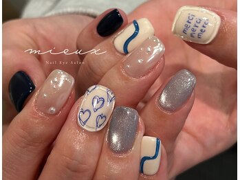 ミュー(mieux)/色鉛筆ネイル