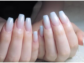 パステルブルー×グラデーション