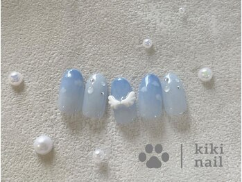 キキネイル 溝の口(kikinail)/ワンホンネイル/羽ネイル