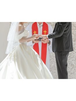 ブライダルメニューがあるサロン