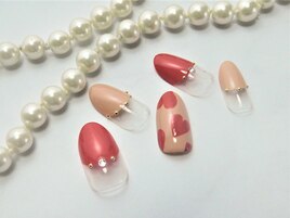 大人バレンタインネイル