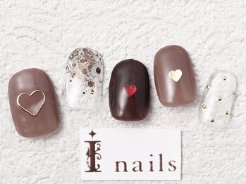 アイネイルズ 梅田店(I nails)/ハートバレンタインネイル ¥7700