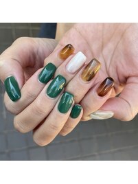 アシンメトリーネイル