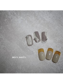 ミィスネイルズ(mies nails.)/トレンドニュアンス
