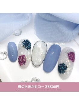ネイルズアオアクア(Nail's AO AQUA)/おまかせコース　5830円税込
