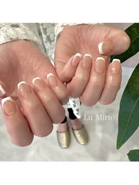 フレンチネイル／白フレンチ