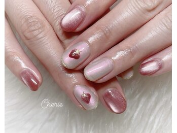 シェリエ(Cherie)/ぷるマグ/いちごネイル