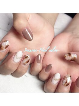 スズラン(SUZURAN)/秋ニュアンスアート