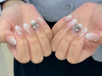 オーシャン 銀座店(OCEAN)/持ち込みネイル#ワンホンネイル