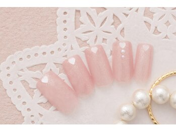 プリッシュ 銀座店(prish)/5000円　ハート　韓国ネイル