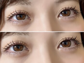 ルミア 用賀(Lumia)の写真/【実力派スタッフが担当】柔らかく高持続のフラットラッシュ/トレンド色を揃えたカラーエクステも大人気♪