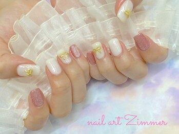 ネイルアート ジマー/60minart/パラジェル/韓国リボン