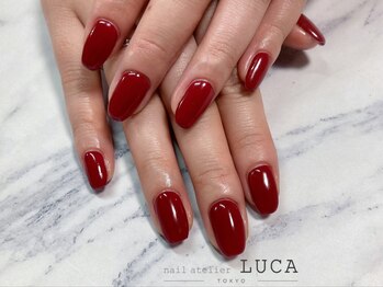 ネイルアトリエルカ(nail atelier LUCA)/W-57 うる艶ボルドーネイル